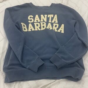 blue santa barba hoodie